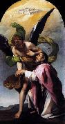 Cano, Alonso Saint John the Evangelist-s Vision of Jerusalem Sweden oil painting artist